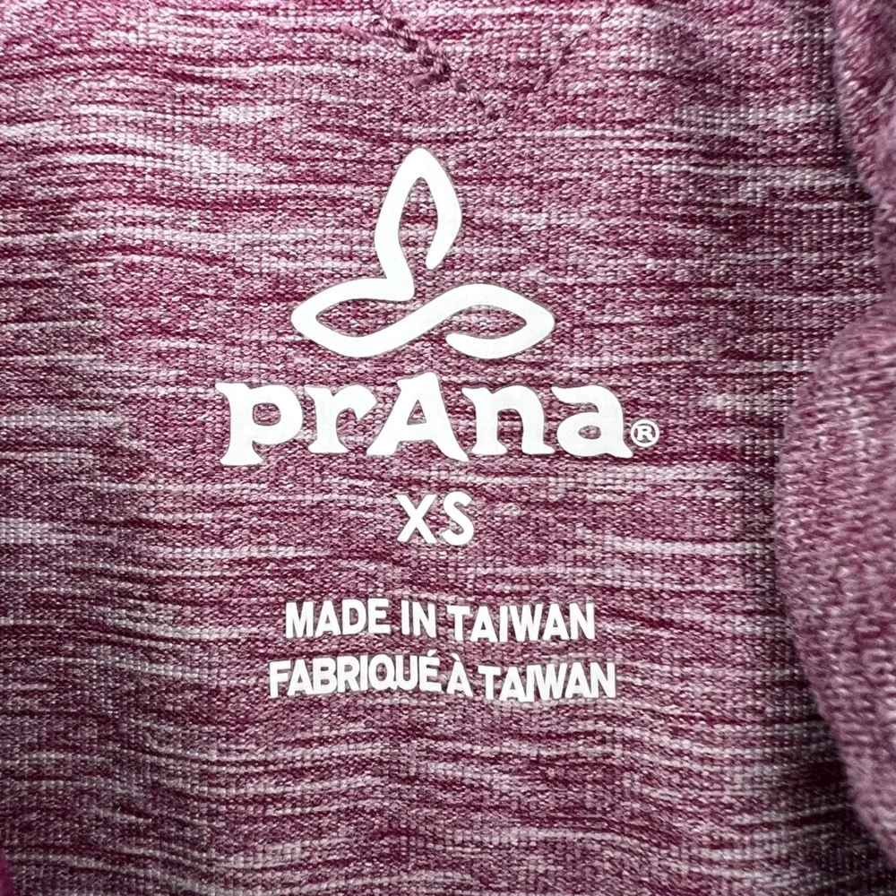 prAna‎ Purple Heathered Cowl Neck Long Sleeve Hoodie Pullover Sweatshirt XS